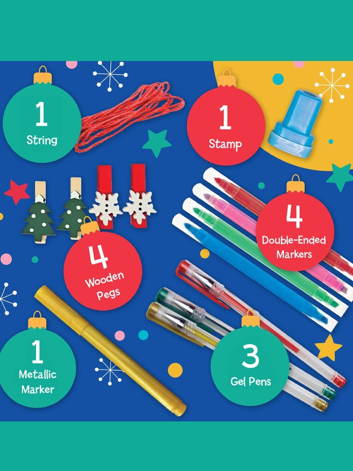 Deluxe Letters to Santa Stationery Activity Kit With Markers & Stickers — image 8