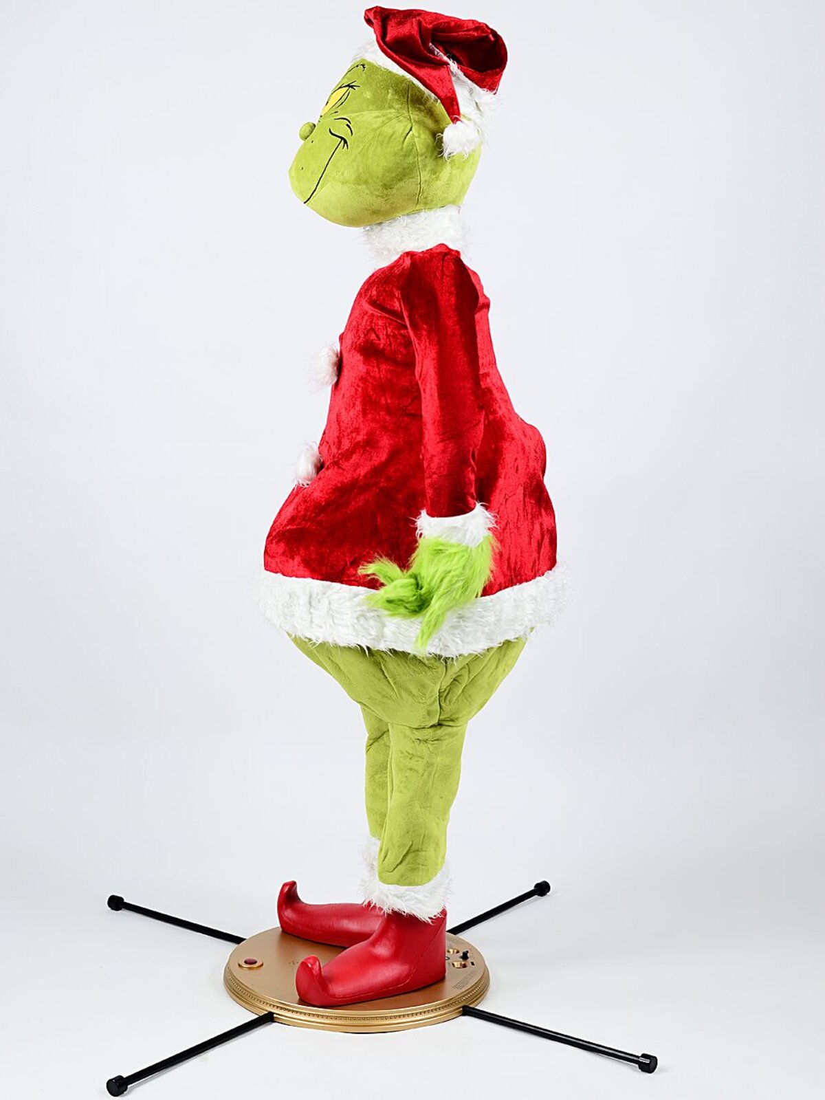 Dr. Seuss Official Life Size Animated Hip Swinging & Talking Mr Grinch | 1.7m — image 5