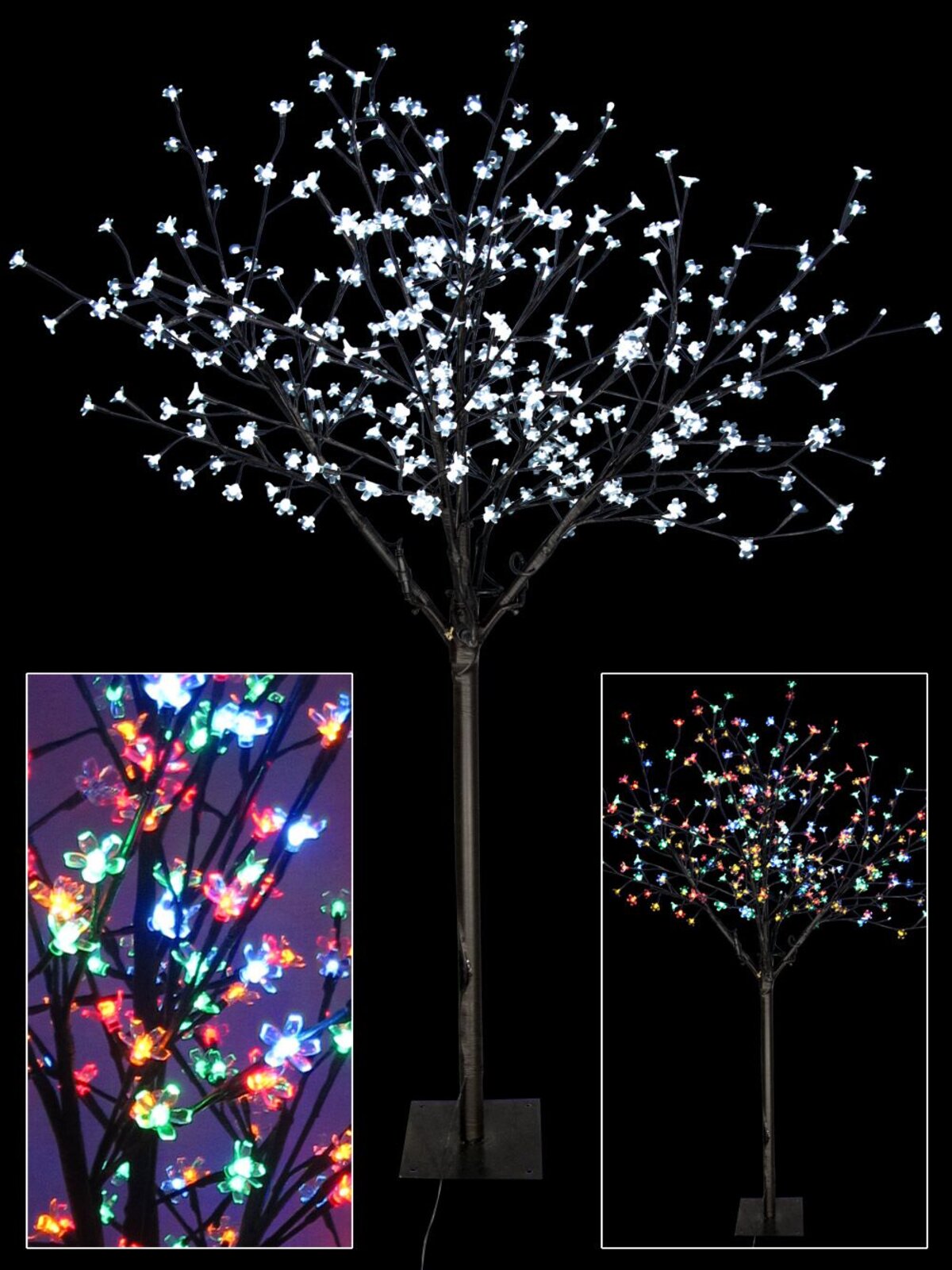 Dual Colour Sequence LED Cherry Blossom Tree - 1.7m — image 2