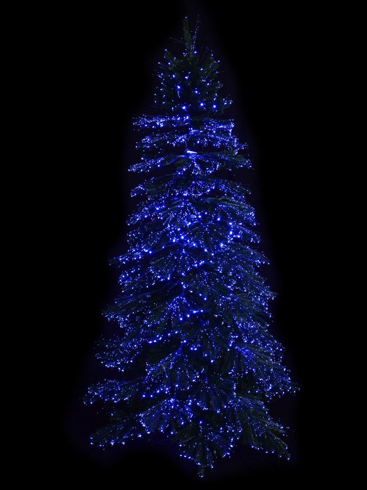 Dynamic Starry Night & Static Light Fibre Optic Tree - 2.3m