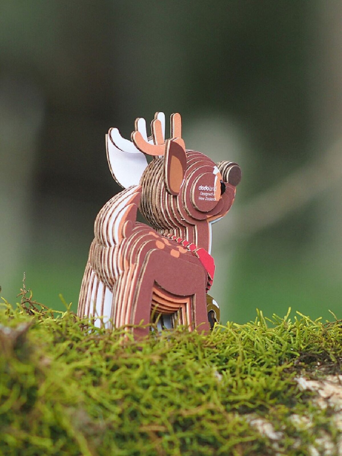 Eugy Cute Little Reindeer 3D Cardboard Model Kit Christmas Puzzle - #54 — image 8