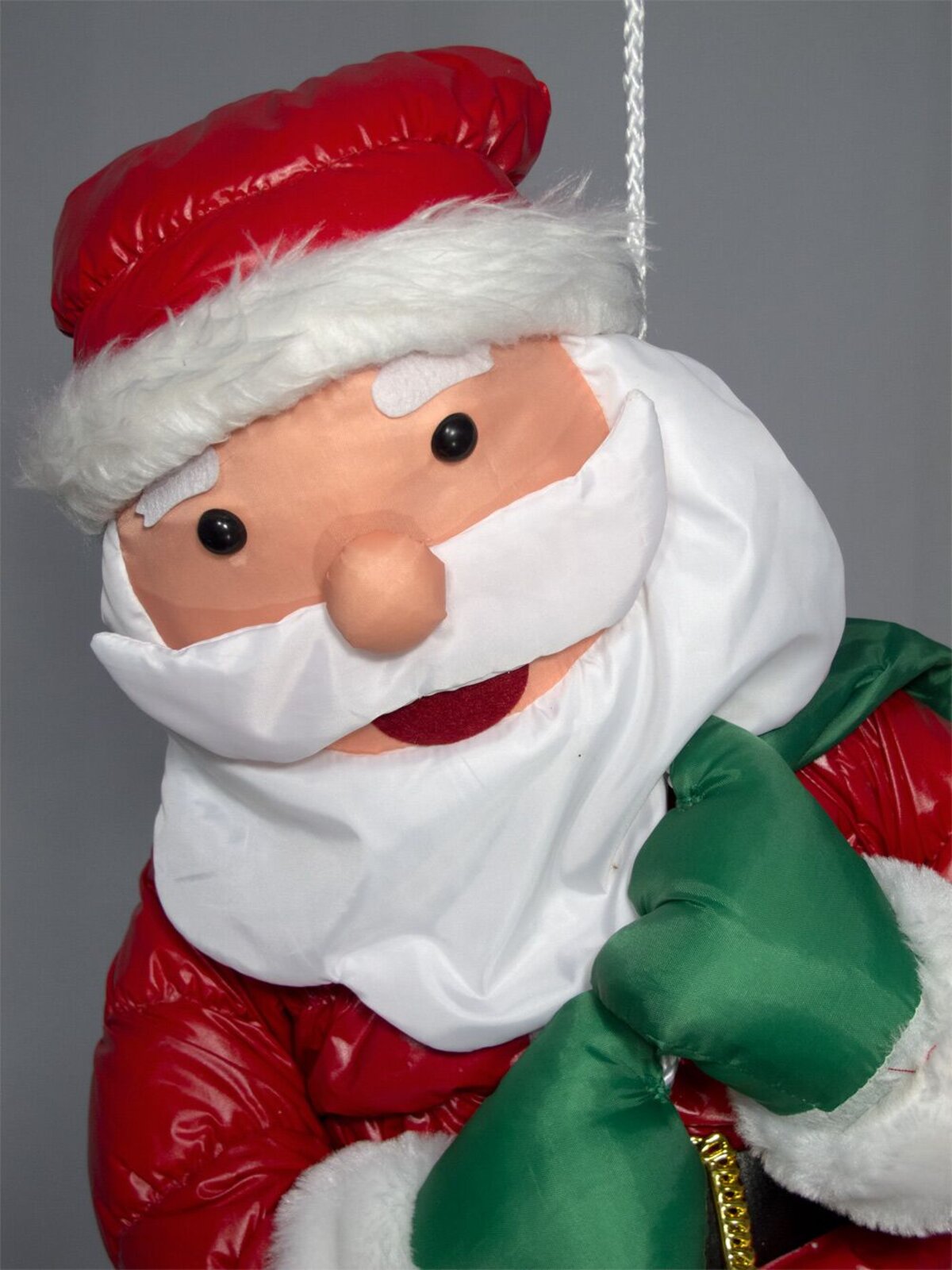 Hanging Padded Santa Outdoor Decoration - 64cm — image 4