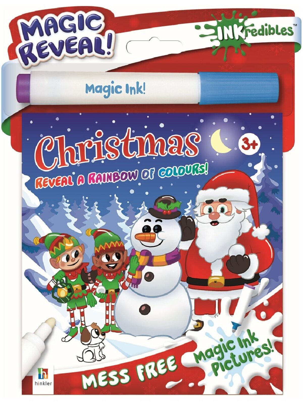 INKredibles Mess-Free Christmas Colouring Book & Magic Ink — image 4