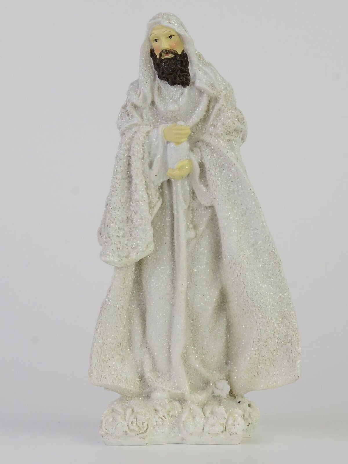 Ivory Colour Nativity Figurines Including Mary, Joseph & Jesus - 9 Piece Set