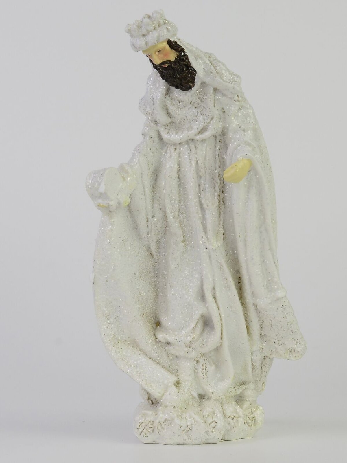 Ivory Colour Nativity Figurines Including Mary, Joseph & Jesus - 9 Piece Set