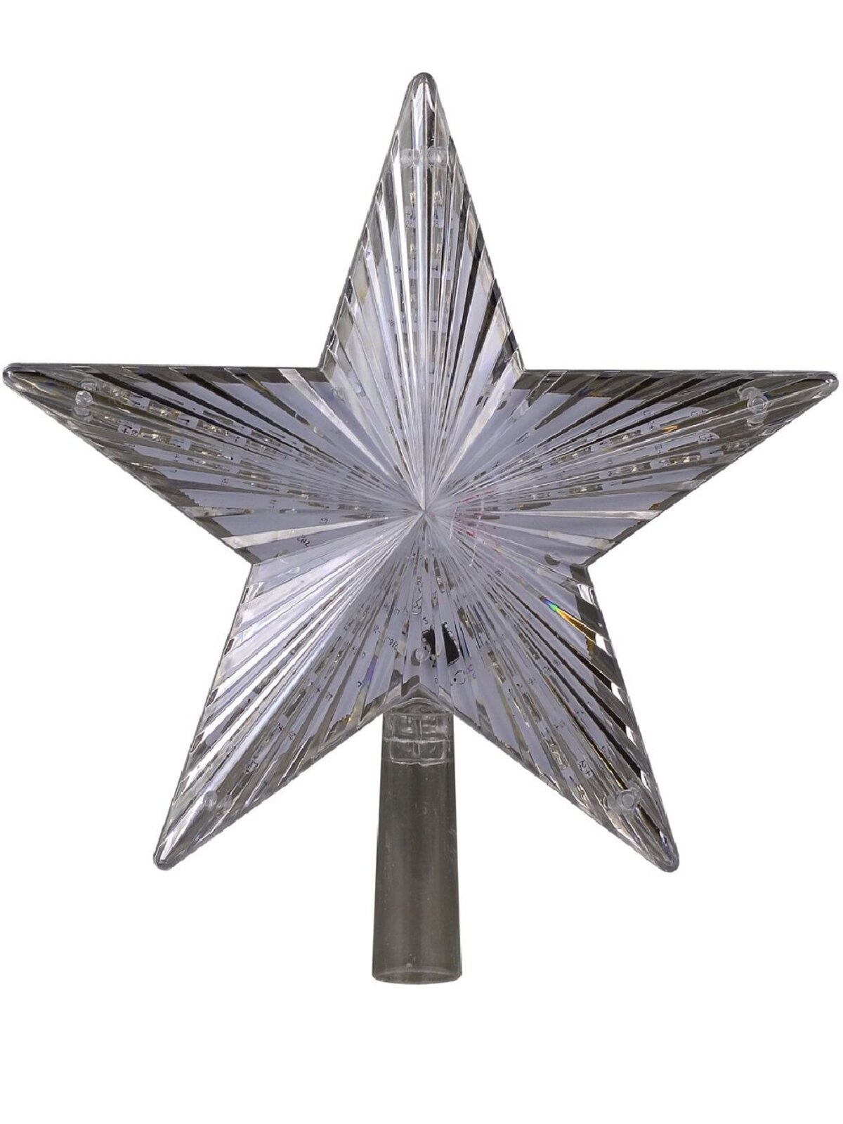 Large Multi Colour LED Star Christmas Tree Topper | 22cm — image 2