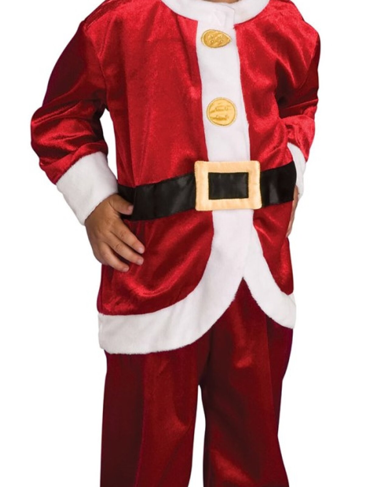 Lil' Santa Suit 3 Piece Christmas Costume - One Size Suits Most Toddlers — image 3