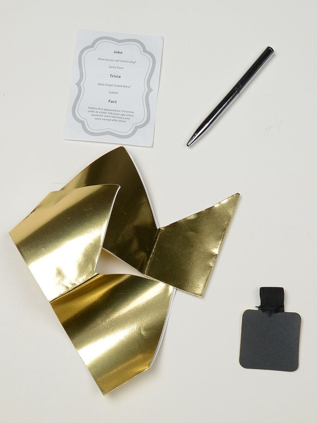 Metallic Gold Design With Tag Luxury Christmas Cracker Bon Bons - 10 x 35cm — image 3
