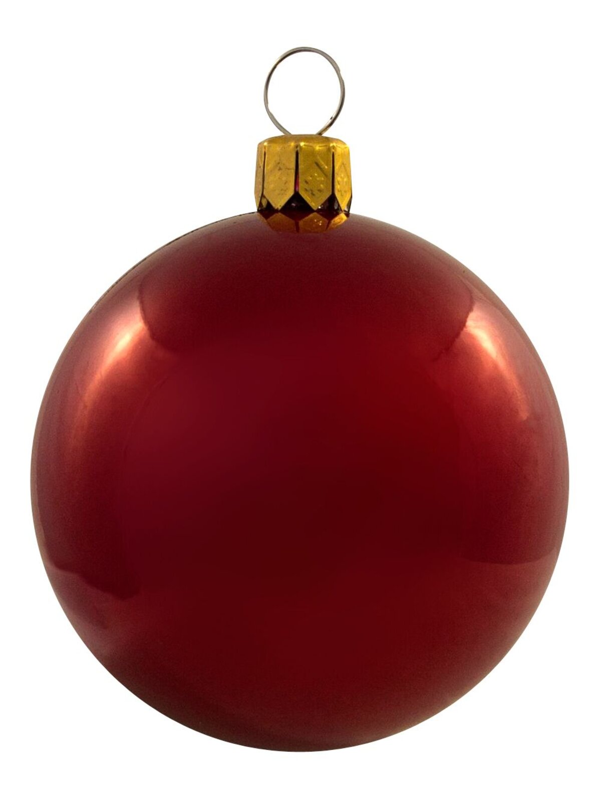 Metallic, Matt & Glittered, Red & Gold Baubles - 12 x 60mm — image 5