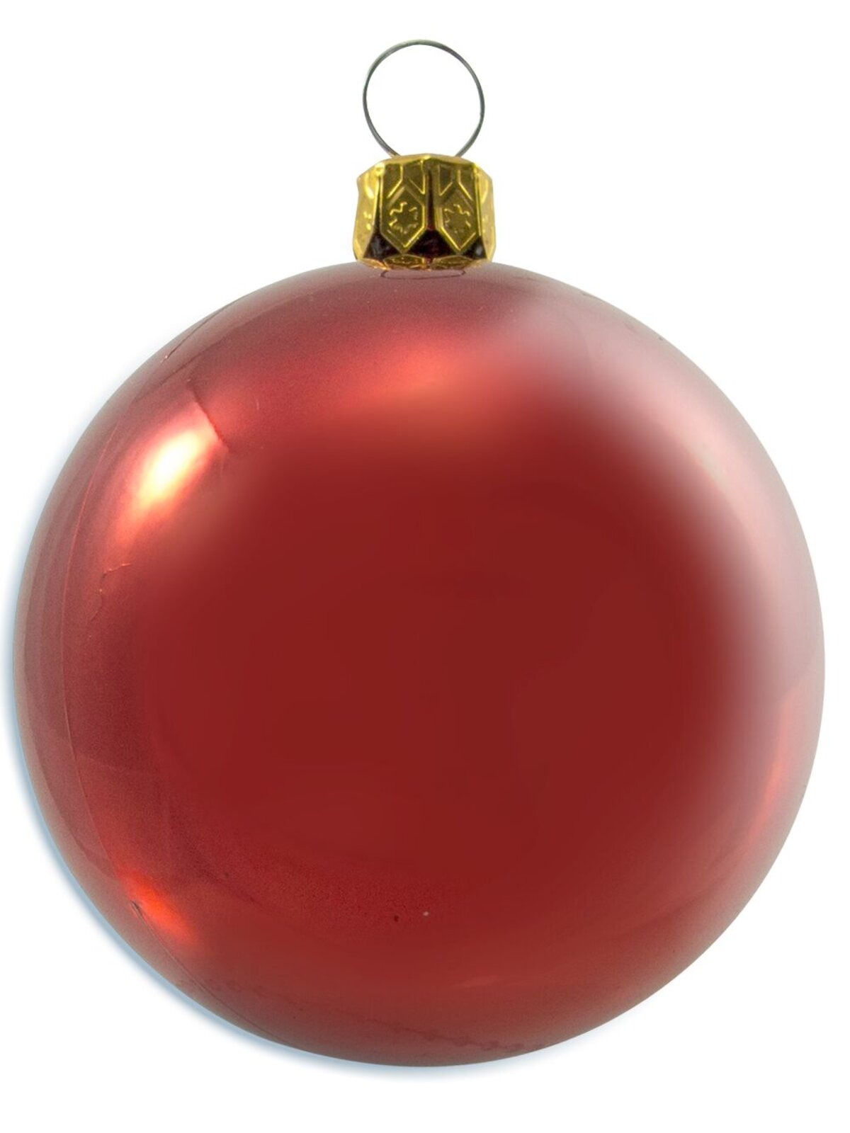 Metallic, Matte, Glitter & Pearl Red Baubles - 16 x 60mm