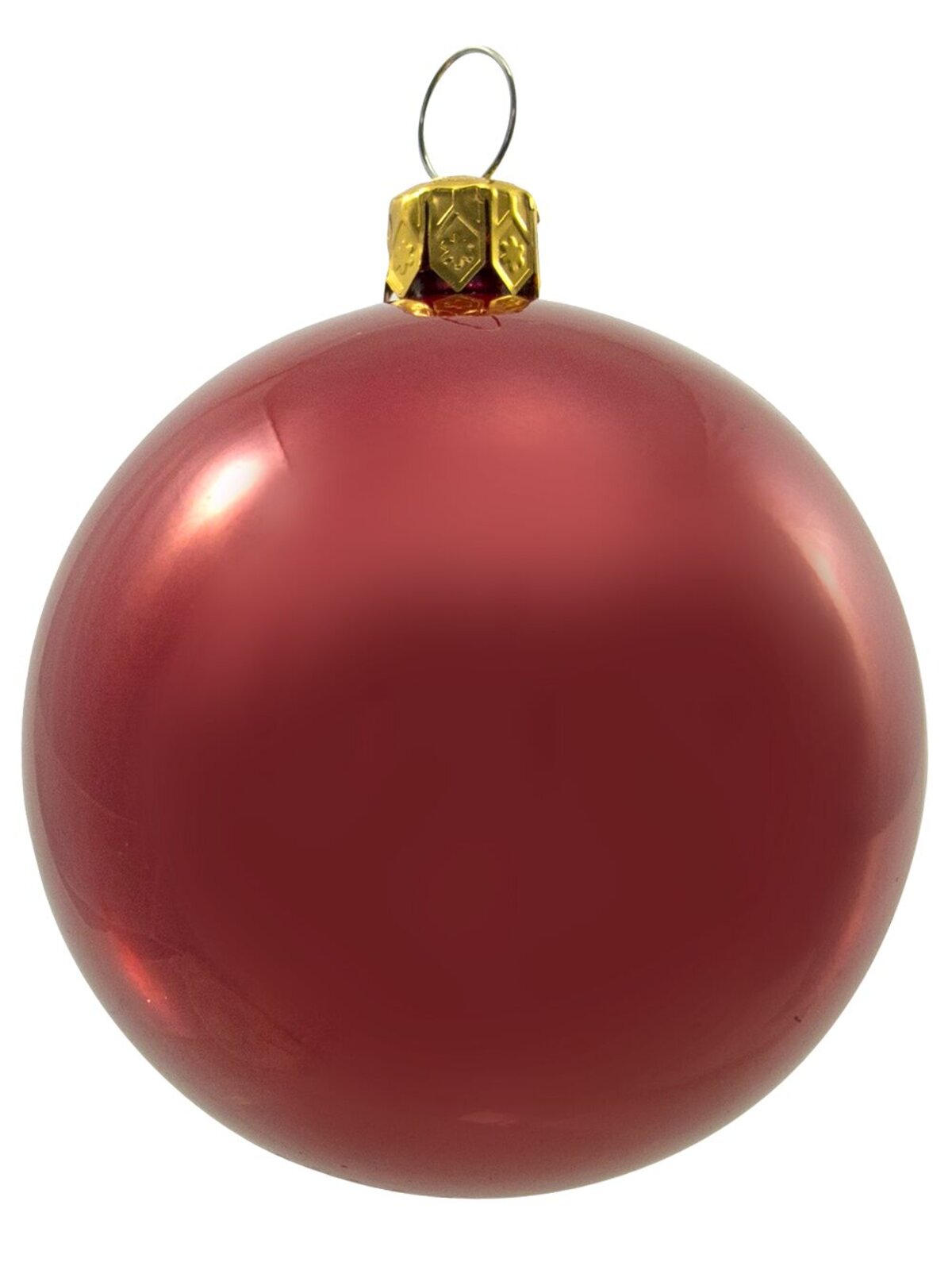Metallic, Matte, Glitter & Pearl Red Baubles - 16 x 60mm