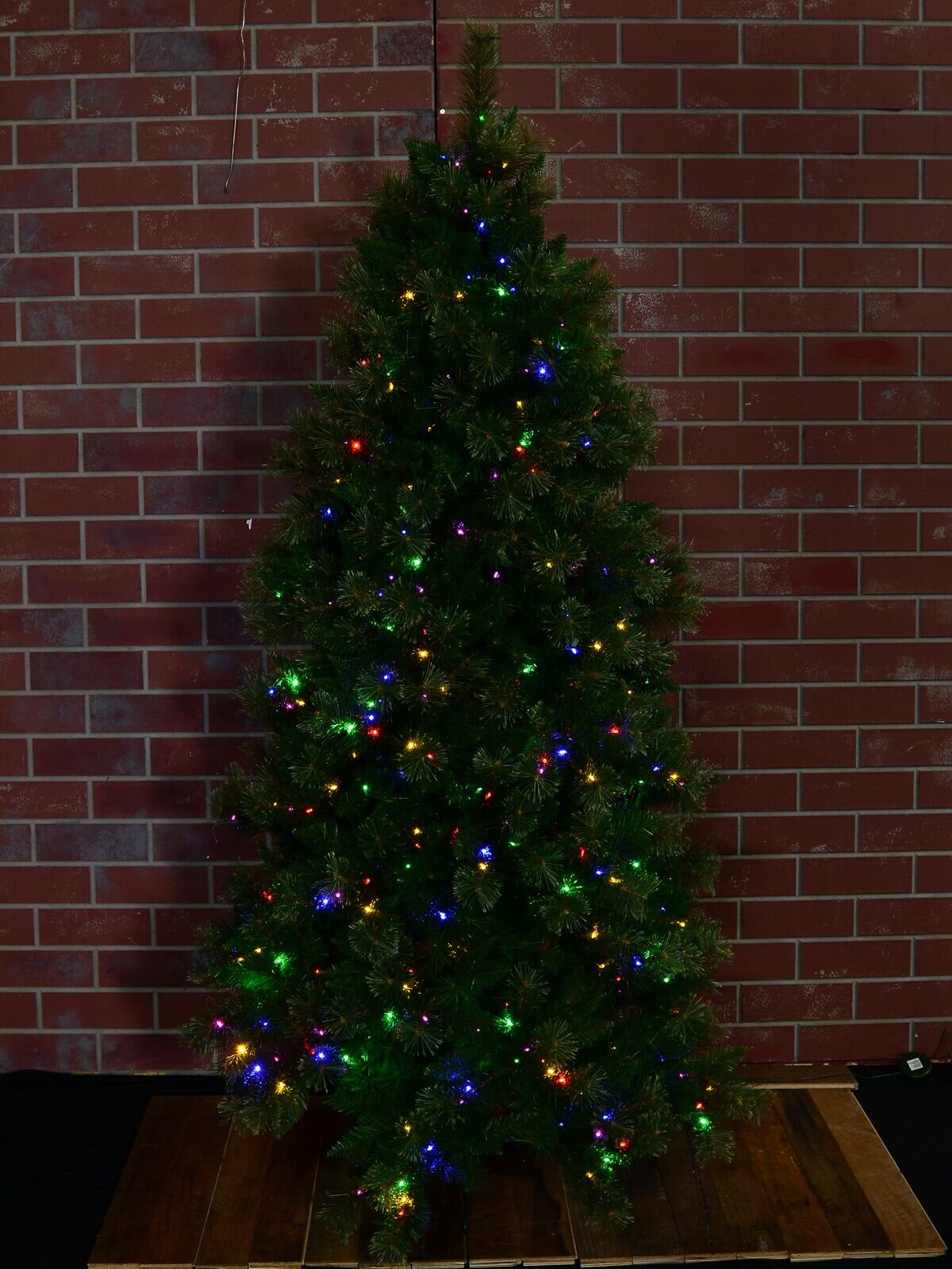 Multi & Warm White Micro Bulb Pre-lit Christmas Tree with 1077 Tips - 1.9m — image 7