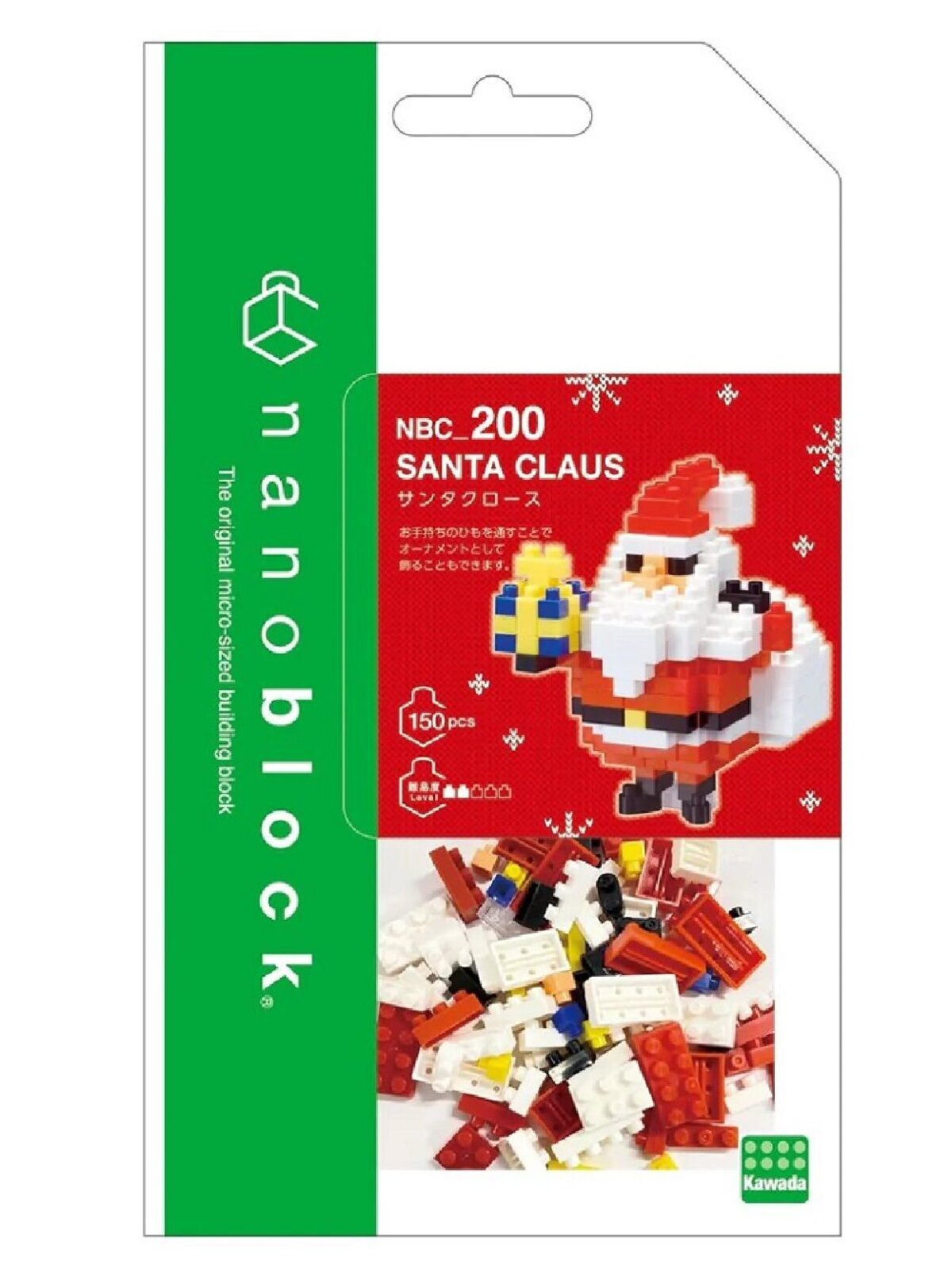 Nanoblocks Santa Claus Christmas Toy - NBC_200 150 Piece — image 4