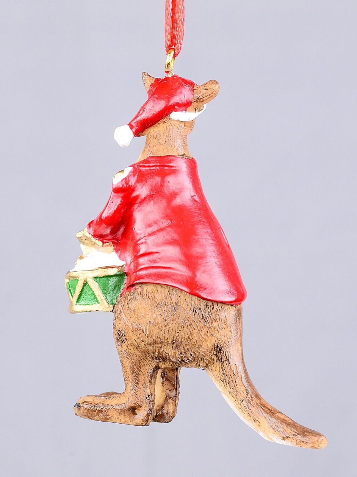 Native Red Kangaroo Drummer Soldier Whimsical Essential Ornament | 75mm — image 4