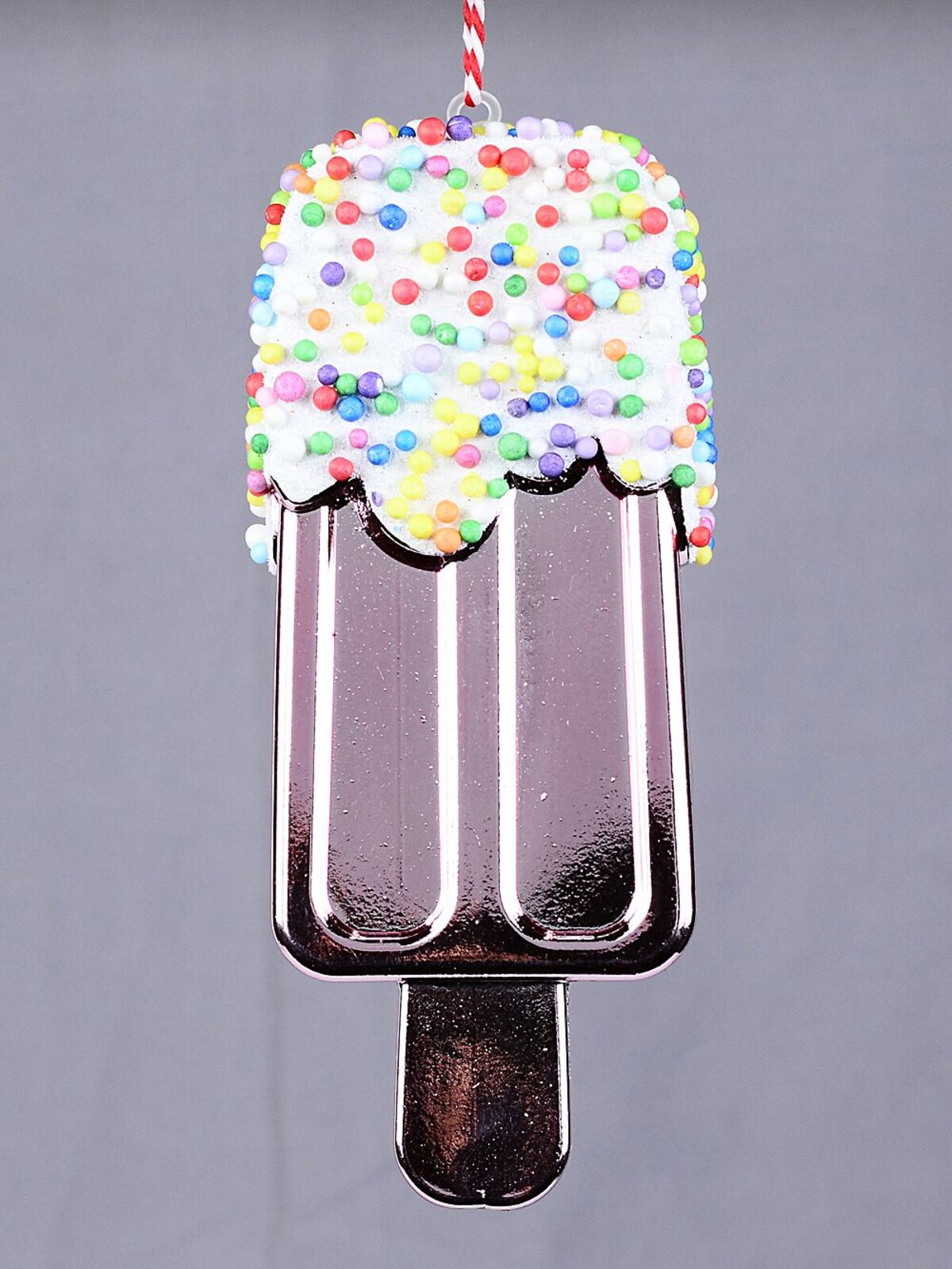 Pink Frosted Popsicle With Sprinkles Whimsical Essential Ornament | 12cm — image 3