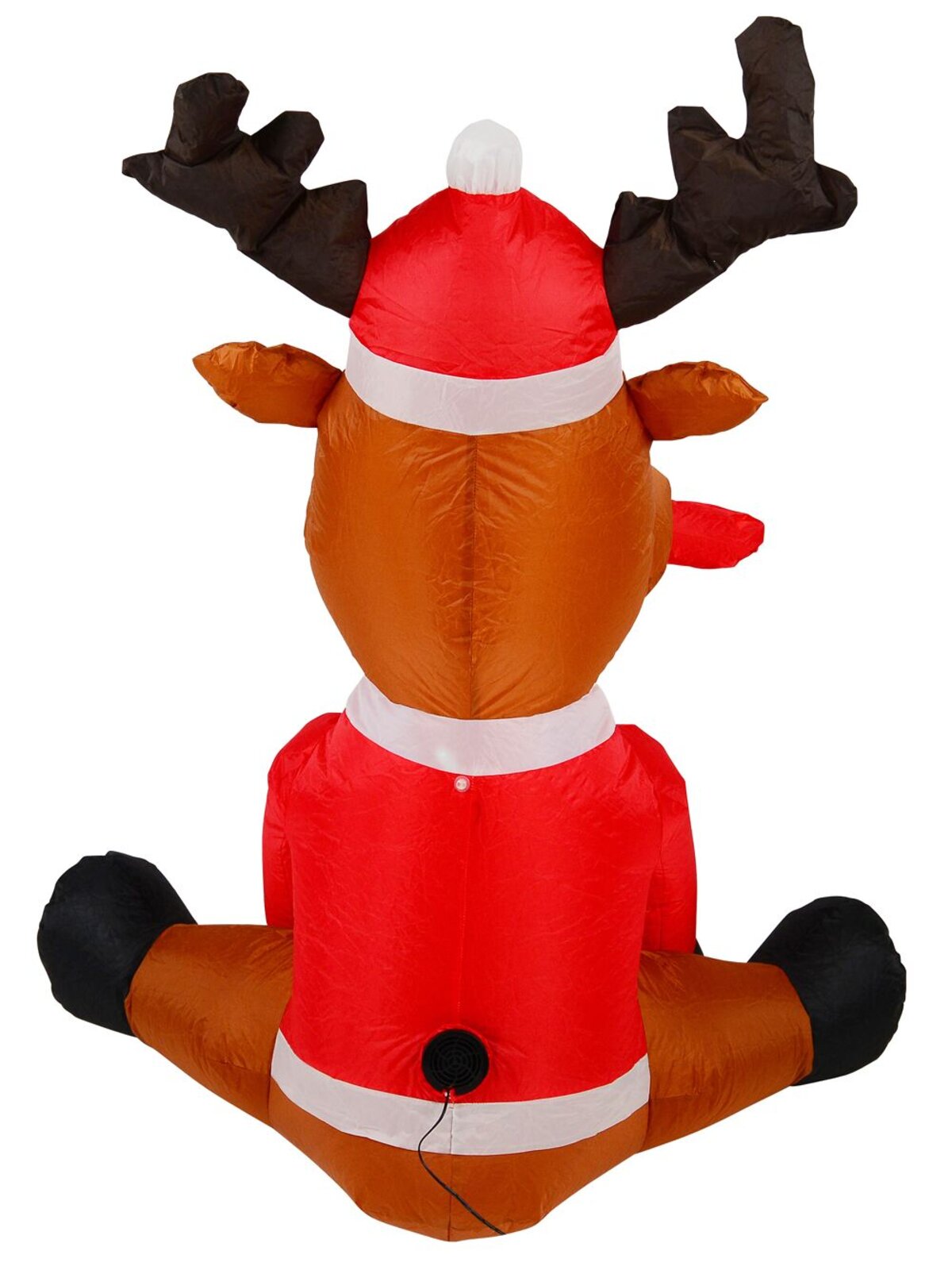 Playful Deer With Candy Cane Illuminated Christmas Inflatable Display - 1.2m — image 5