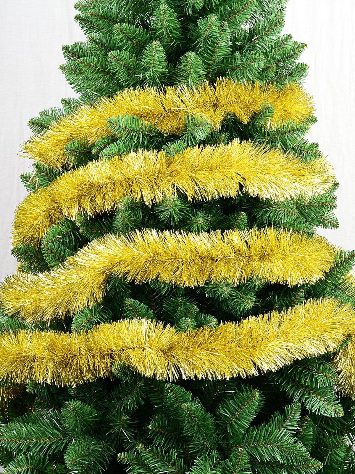 Premium 8ply Gold Metallic Fir Christmas Tinsel Garland | 5m x 10cm — image 6