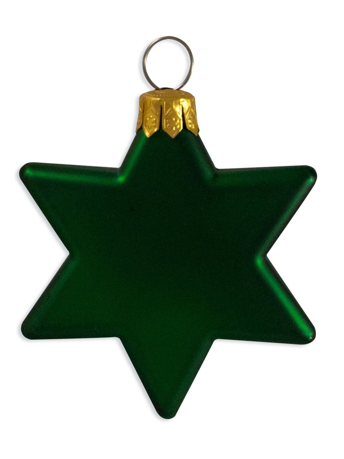 Red, Gold & Green Star Decorations - 8 x 65mm  — image 5