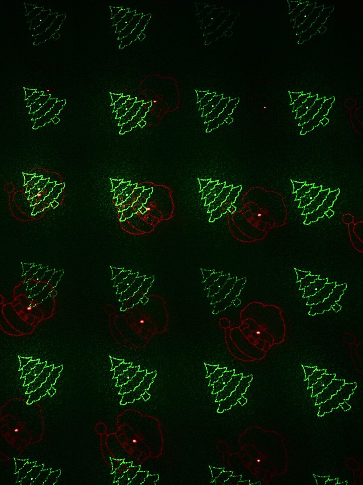 Red & Green 12 Patterned LED Christmas Garden Laser Light | 12m x 12m — image 3