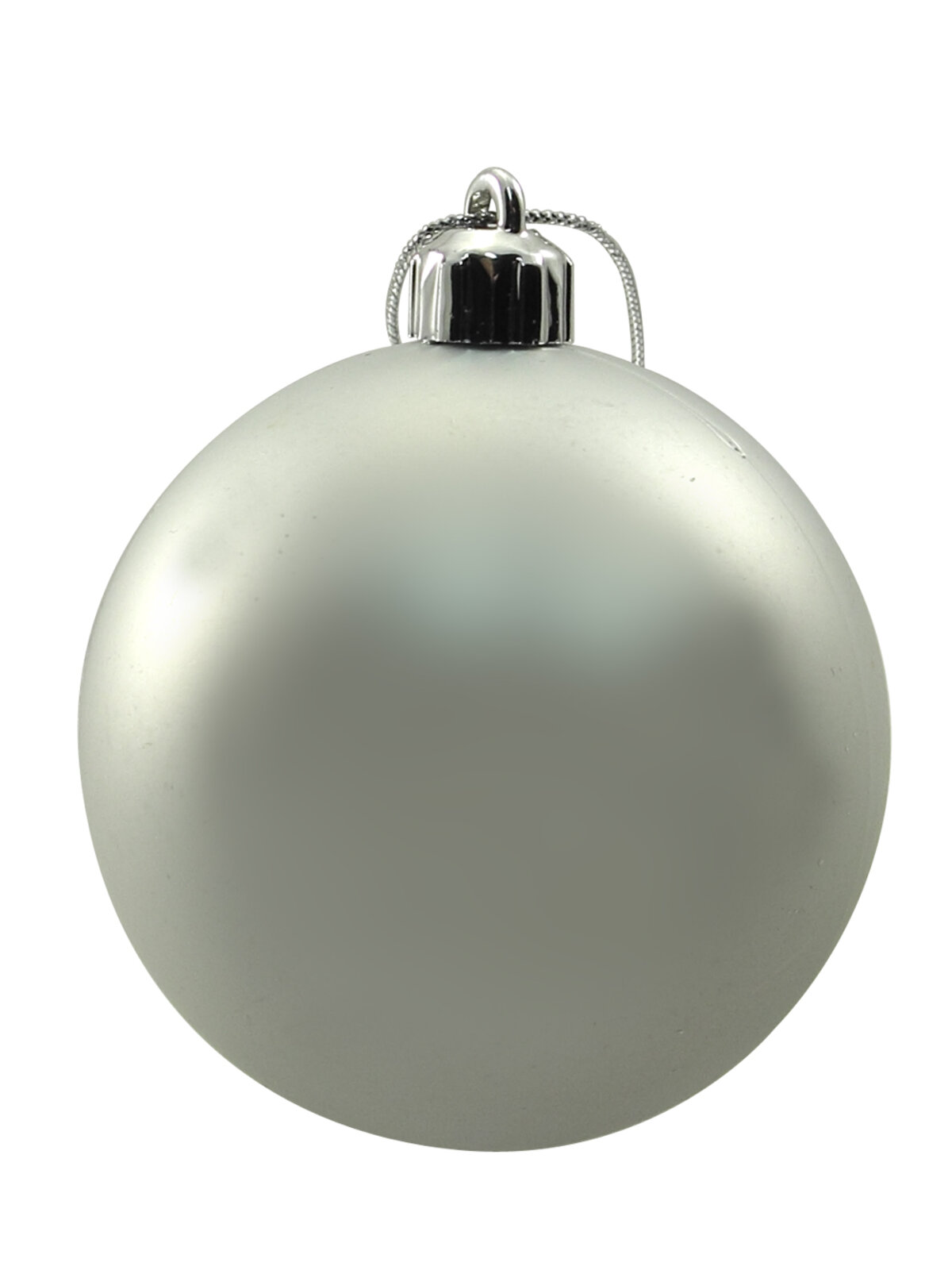 Red, White & Silver Baubles - 12 x 60mm