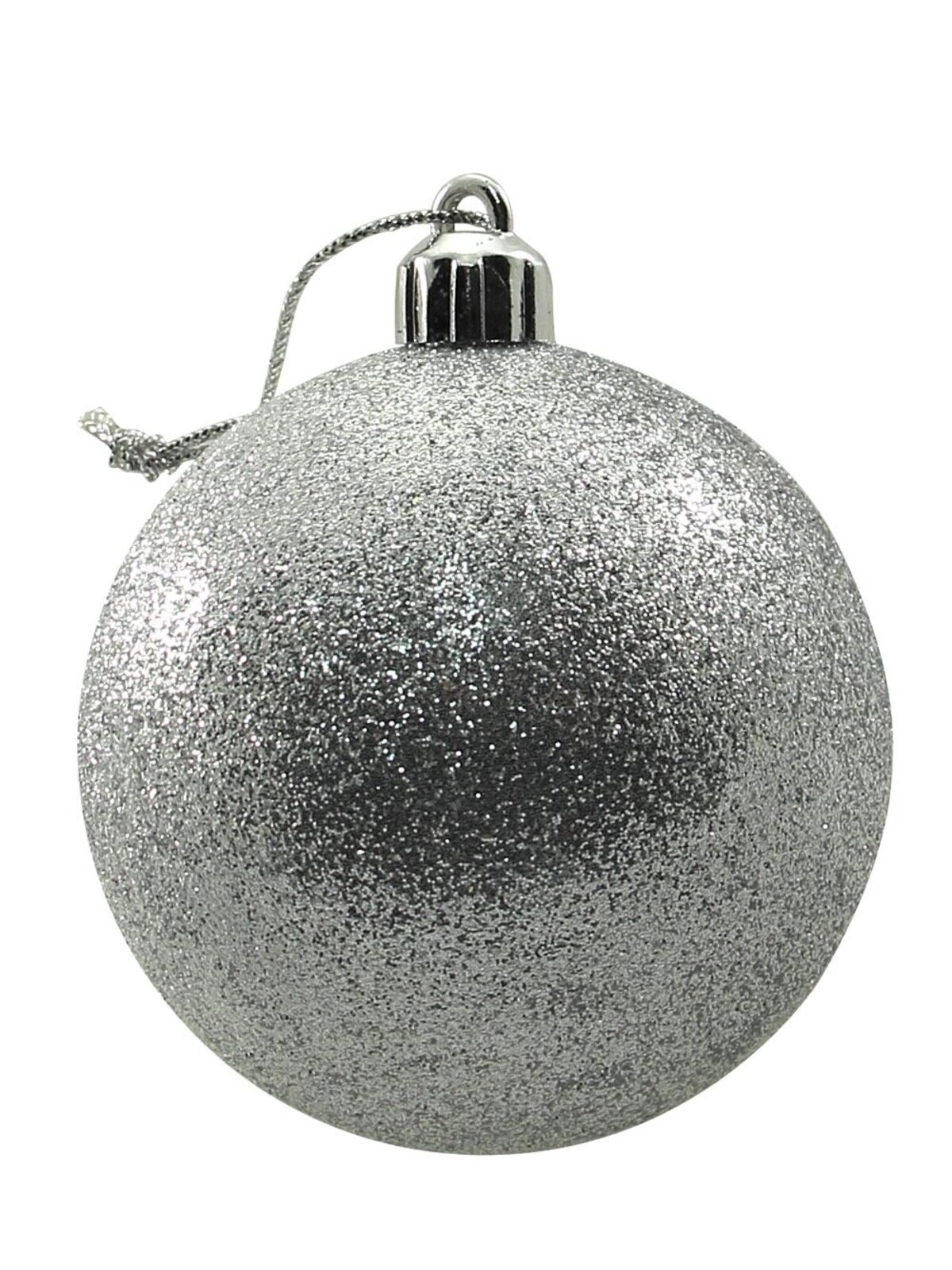 Red, White & Silver Baubles - 12 x 60mm