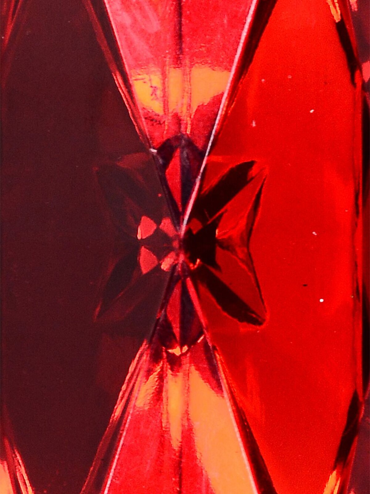 Ruby Red Faceted Acrylic Jewel Radiant Essential Ornament | 14cm — image 3