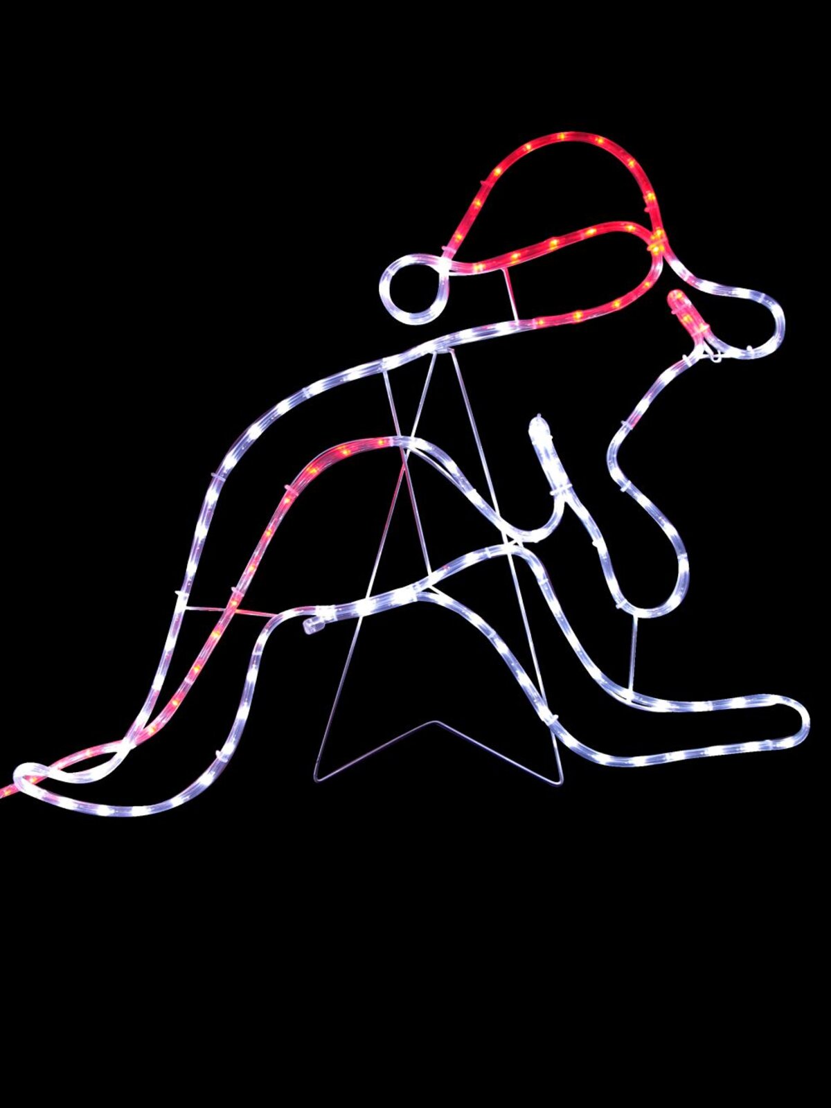 Santa & Kangaroos LED Light Rope Silhouette - 2.9m — image 3