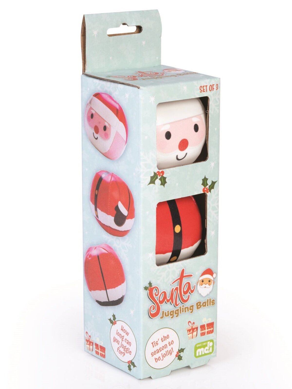 Set Of 3 Traditional Santa Juggling Balls | Suitable For Beginners — image 3