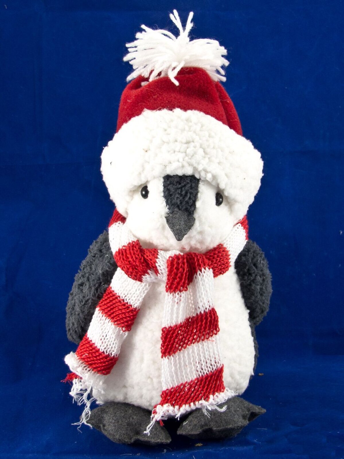 Standing Penguin Snow Sculpture Ornaments - 28cm