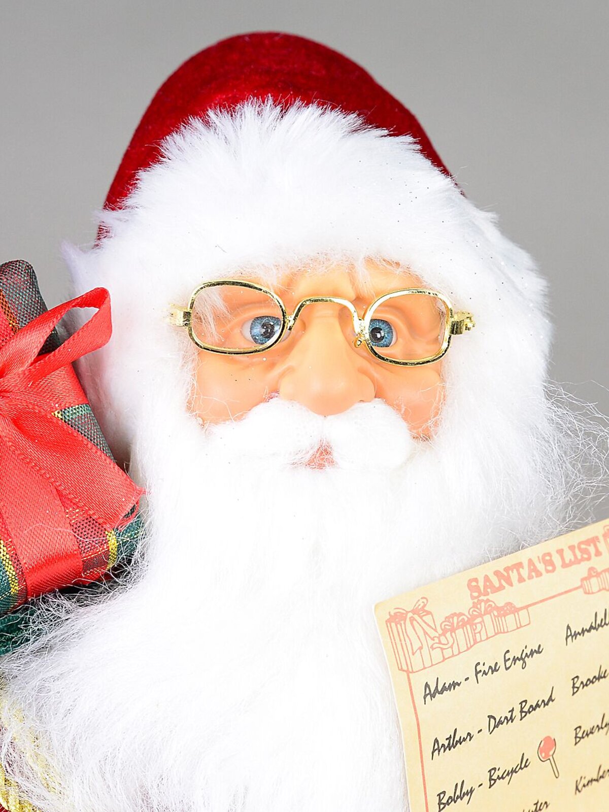 Traditional Father Christmas With Gift Sack & List Decorative Ornament - 46cm — image 6