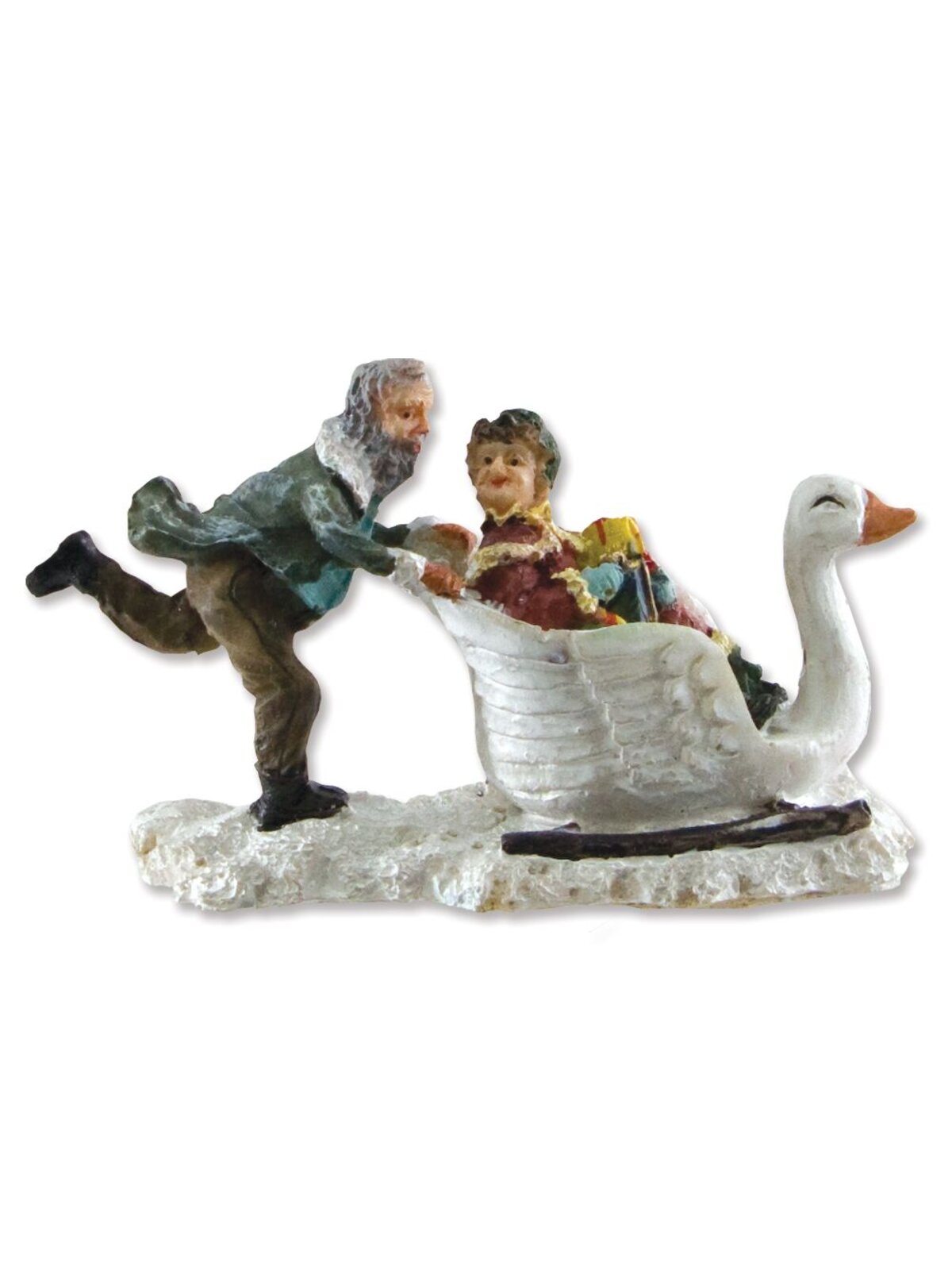 Traditional Resin Figurine  Town Scene - 9 Piece