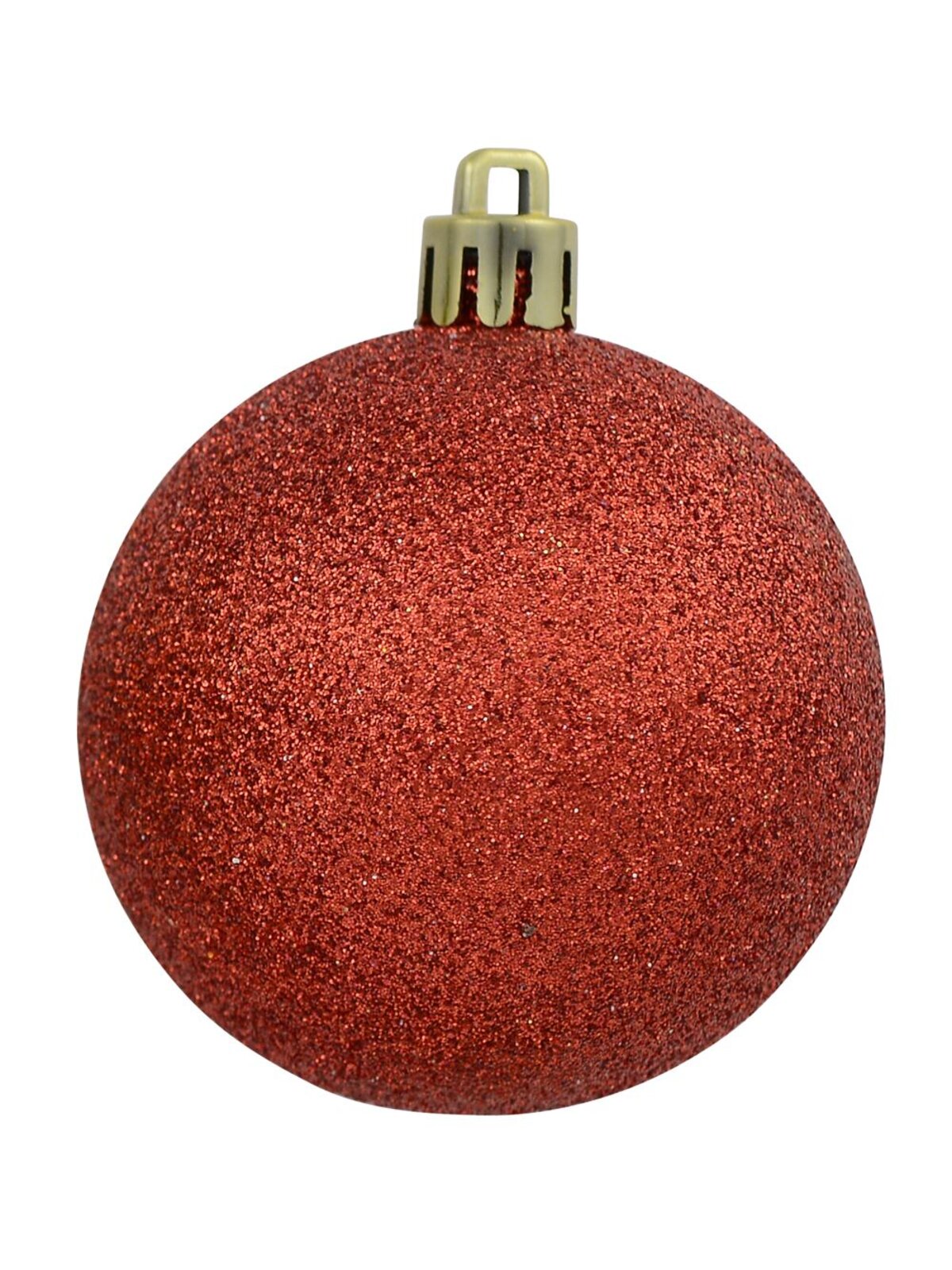 Various Red & Gold Baubles With Plain & Glittered Patterns - 9 x 60mm — image 6