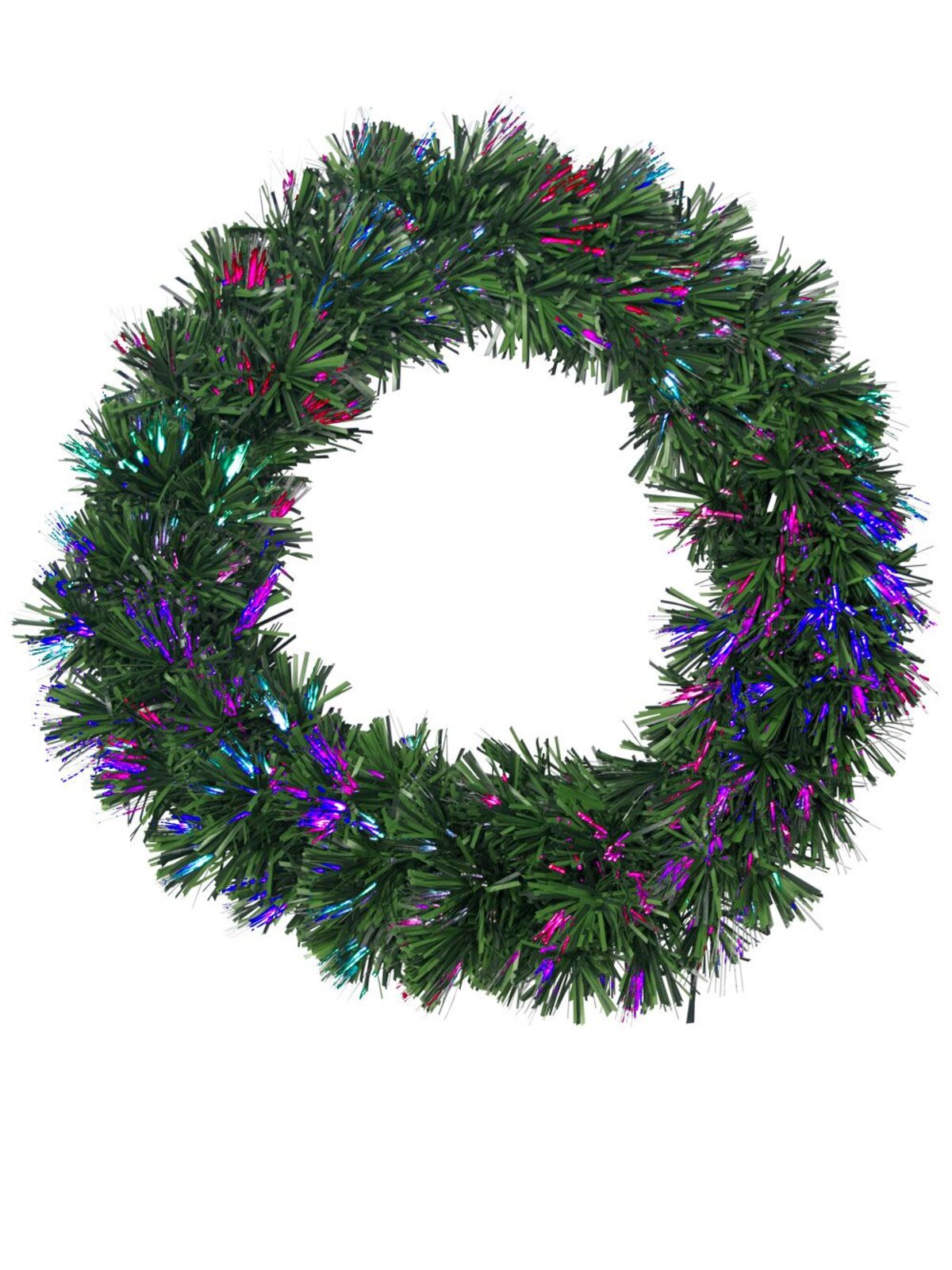 Vibrant LED Multi Colour & Cool White Wreath - 60cm — image 2