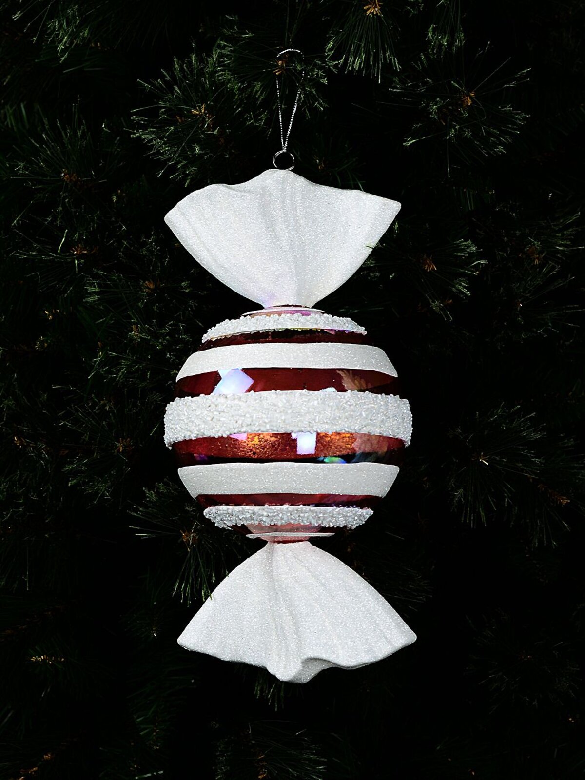Whimsical Pink Iridescent Stripe Lolly Large Display Ornament | 30cm — image 5