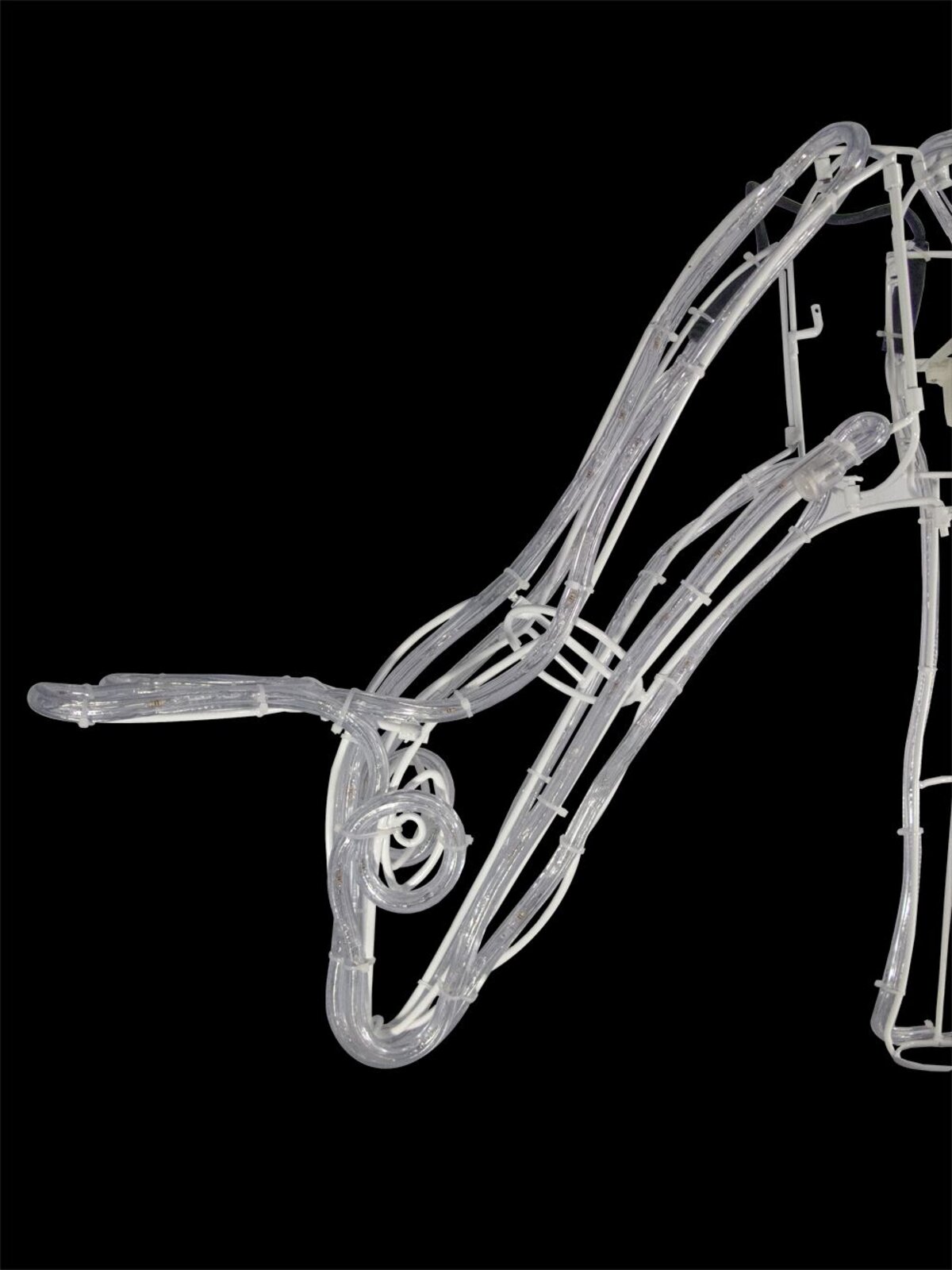 White LED Large 3D Grazing Doe Rope Light Display - 55cm