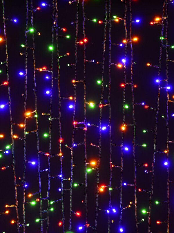 1000 Multicolour Smart LED Lights String With Bluetooth Connection - 54m