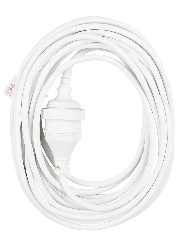 10m White Sansai Indoor Extension Cord | Extra Long Heavy Duty Power Lead — image 3