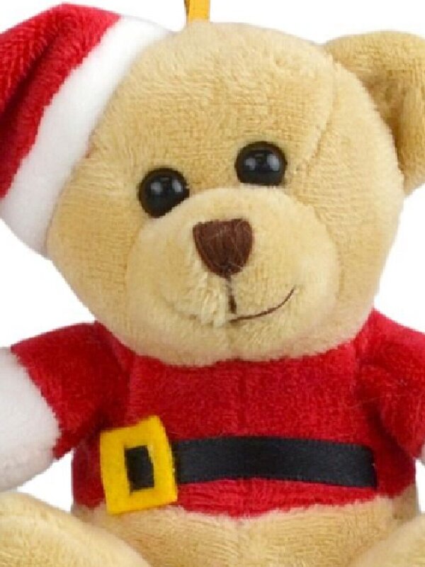 12cm My Buddy Christmas Bear Cute & Cuddly Hanging Plush Toy — image 2