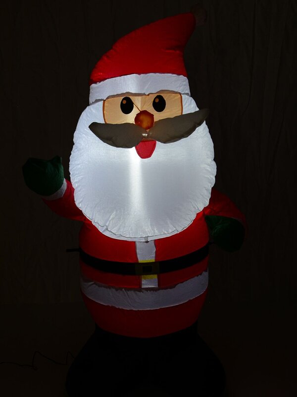1.2m Cute Greeting Santa | LED Outdoor Inflatable — image 4