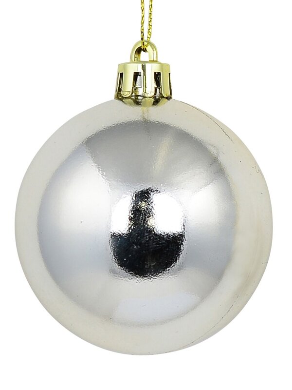 12x Timeless Champagne Essential Mixed Finish Baubles | 60mm — image 6