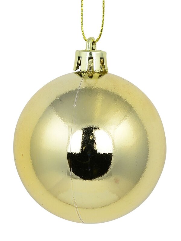 12x Timeless Red & Gold Essential Mixed Finish Baubles | 60mm — image 6