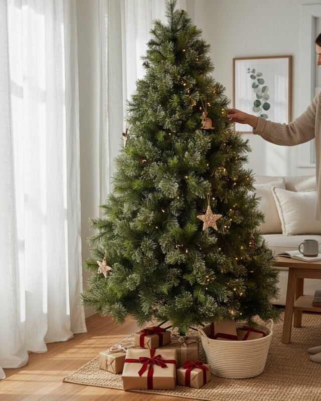 1.8m Stratford Mixed Needle Christmas Tree | 1129 Tips & Hinged Branches — image 3