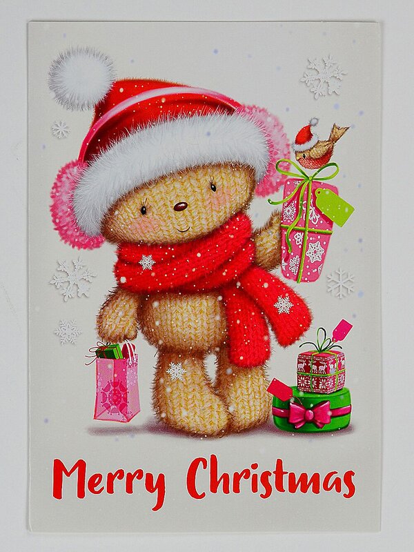 18x Cute Assorted Christmas Characters Greeting Cards Pack | 16cm — image 3