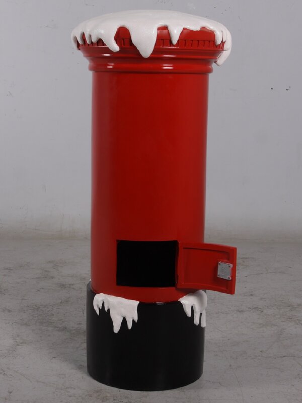 1m Letter To Santa Mailbox Life Size Resin Christmas Ornament — image 5