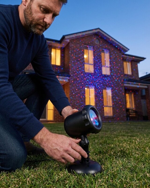 Red, Green & Blue Dot Multi Pattern LED Firefly Garden Laser Light | 17m x 17m — image 3
