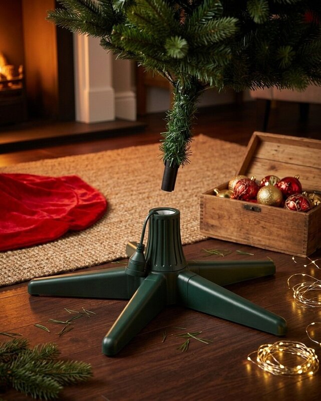 Universal Rotating 360 Artificial Christmas Tree Stand | For 19mm-32mm Pole — image 4