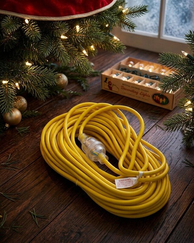 20m Yellow Sansai Heavy Duty Outdoor Extension Cord | 10A High Vis Lead — image 2