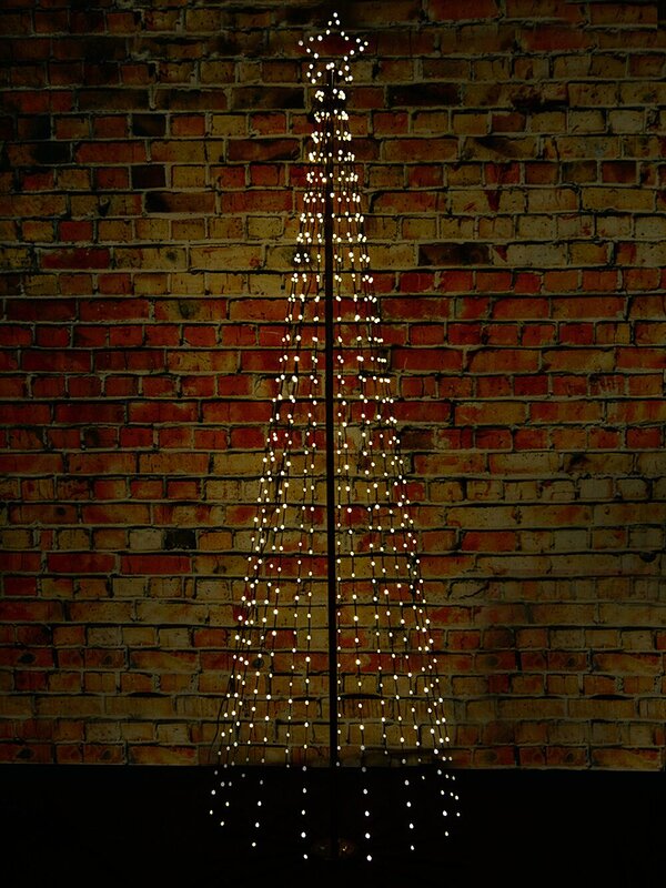 2.1m Aurora Dynamic Dual Colour LED Outdoor Conical Tree | 580 Lights — image 10