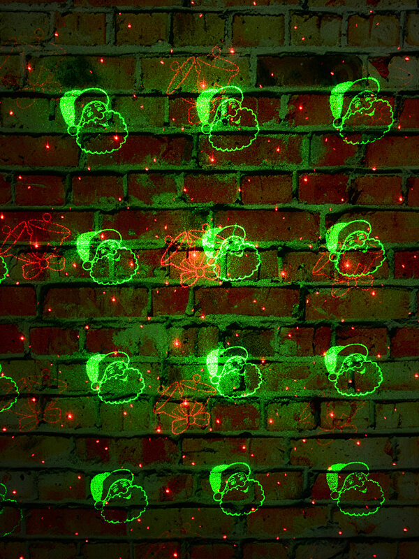 Red Green & Blue Multi Pattern LED Christmas Garden Laser Light | 17m x 15m — image 7
