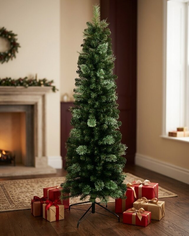 2.3m Montane Pencil Slim Cashmere Dual Tip Christmas Tree | 691 Tips — image 2
